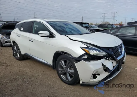 2020 Nissan Murano Sl из США, поврежденный, VIN 5N1AZ2CS6LN116163
